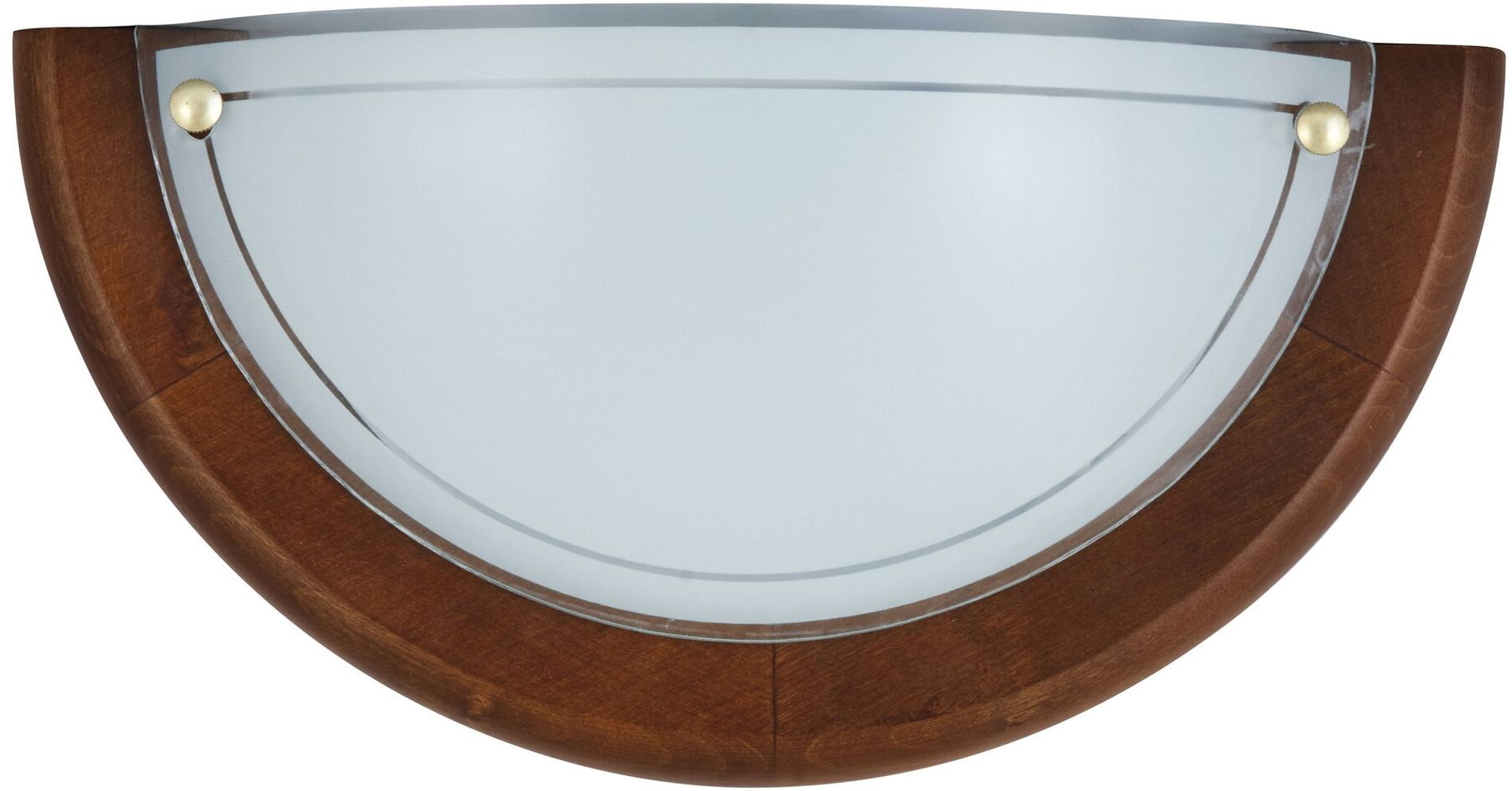 Rabalux Ufo lampada da parete 1x60 W legno-vetro opalino 5407