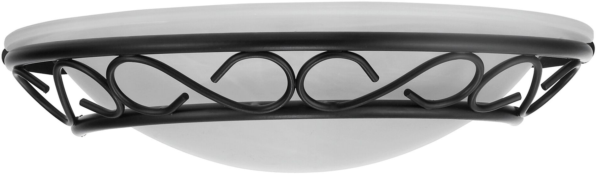 Rabalux Athen plafoniera 1x60 W bianco-nero 3721