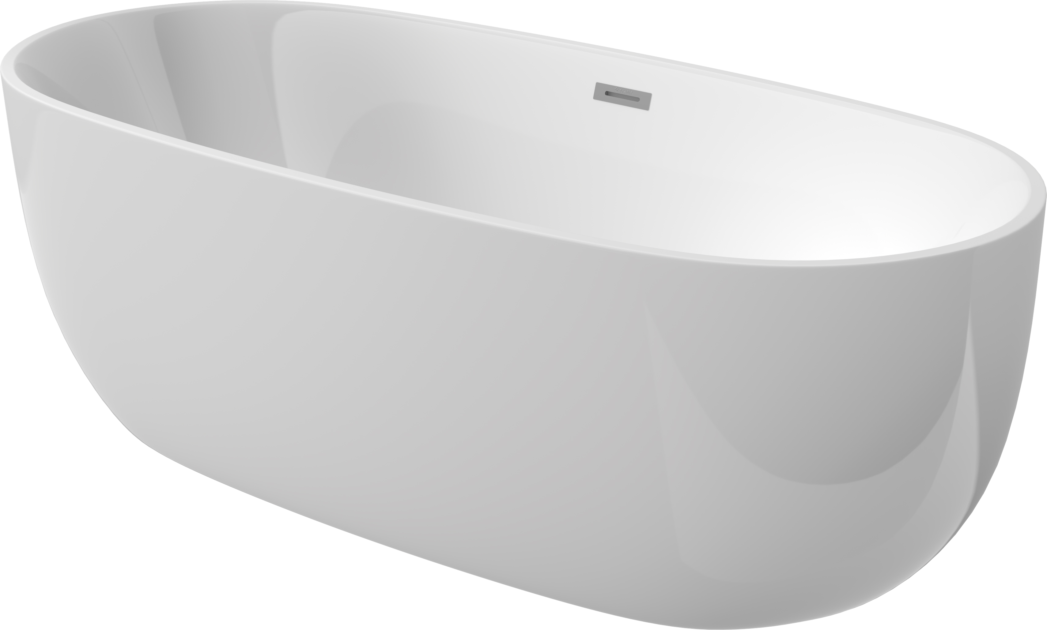 Deante Alpinia vasca da bagno freestanding 170x80 cm ovale bianco KDU_017W