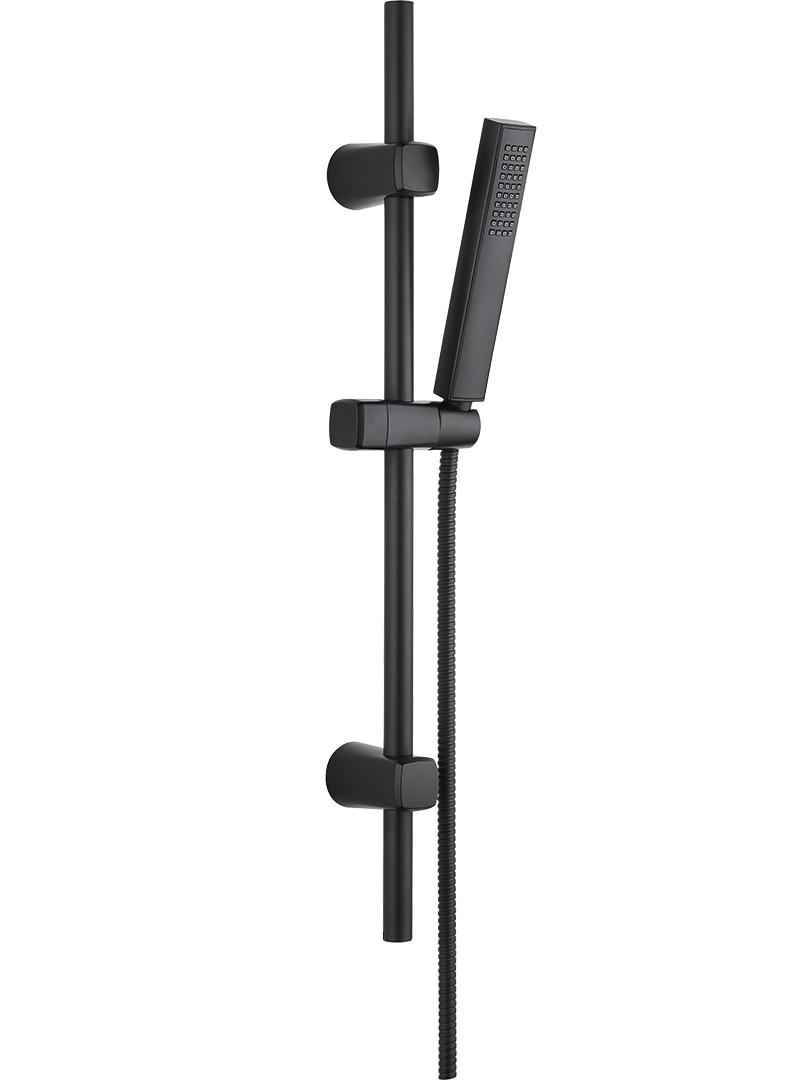 Laveo Pola set doccia a parete nero NAP71A1