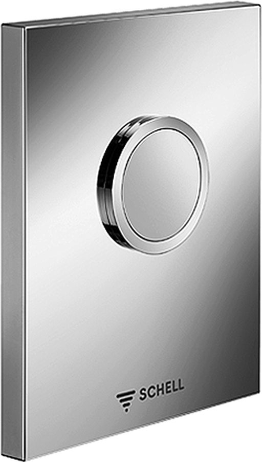 Schell Compact placca di comando per orinatoio cromo lucido 28000699