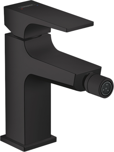 Hansgrohe Metropol rubinetto per bidet verticale nero 32520670