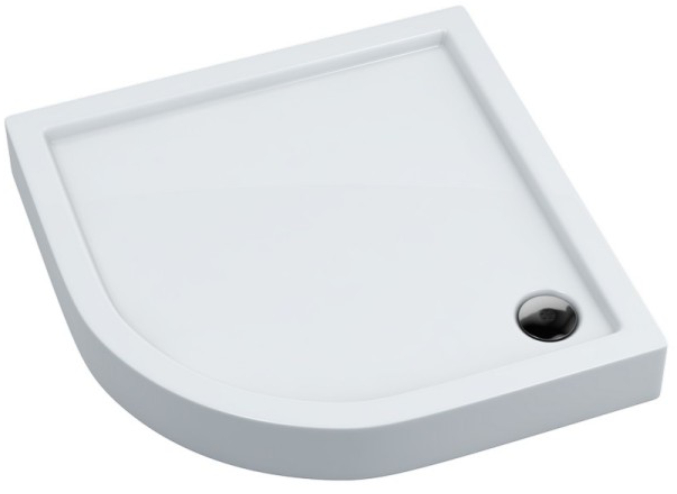 Schedpol Competia piatto doccia semicircolare 100x100 cm bianco 3.0165