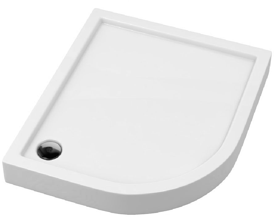Schedpol Competia piatto doccia semicircolare 100x80 cm bianco 3.0172