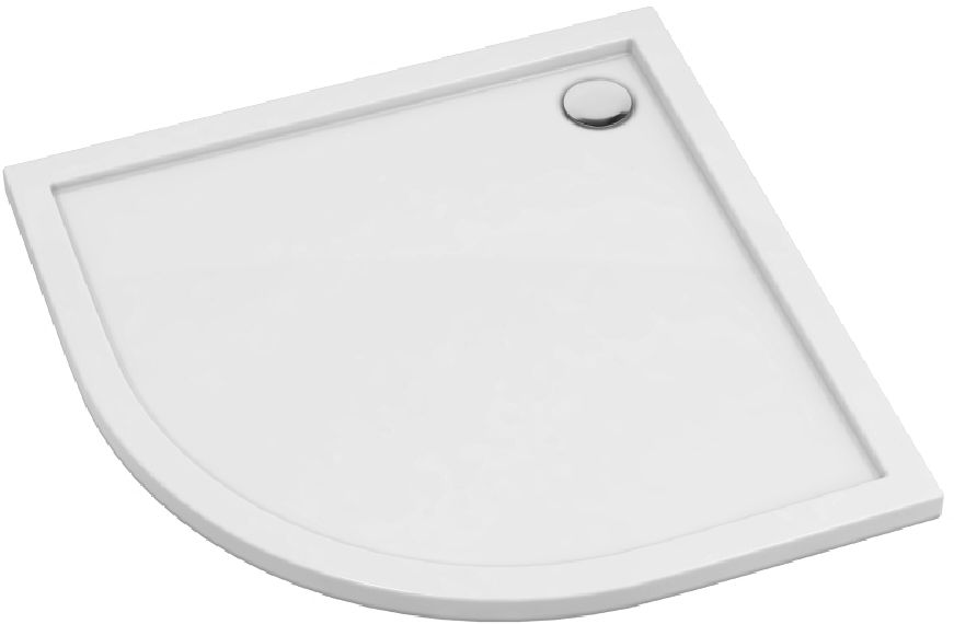 Schedpol Corrina New piatto doccia semicircolare 90x90 cm bianco 3.4334