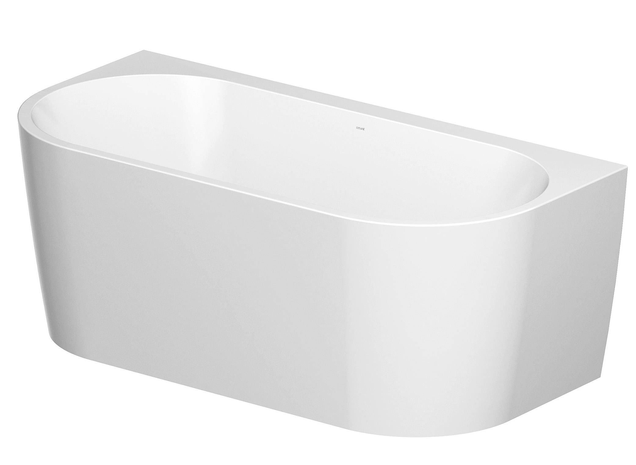 Cersanit Crea vasca da bagno freestanding 170x82 cm ovale bianco S301-301