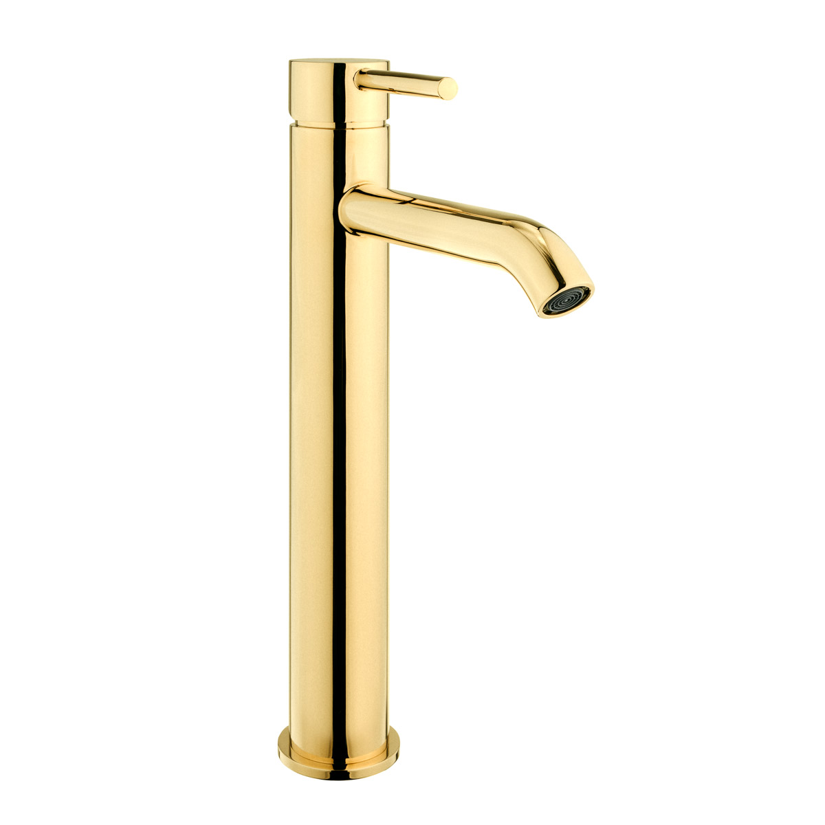 Oltens Molle rubinetto per lavabo verticale oro lucido 32400800