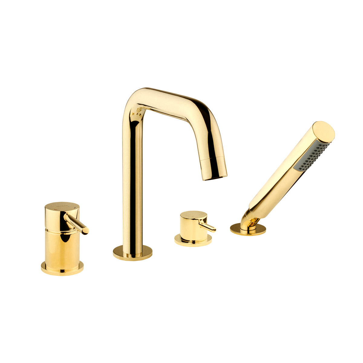 Oltens Molle rubinetto per vasca e doccia bordo vasca oro lucido 34200800