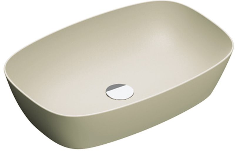Catalano Green lavabo 60x40 cm ovale da appoggio grigio/pietra 160APGRLXGS
