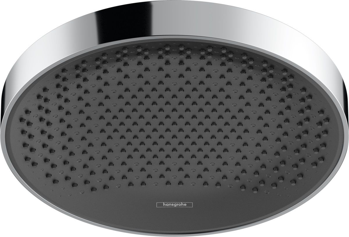 Hansgrohe Rainfinity soffione doccia 36x36 cm rotonda nero 26231670