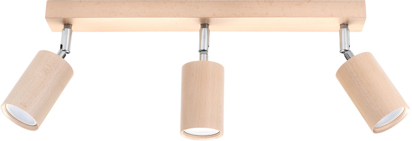 Sollux Lighting Berge lampada da soffitto 3x40 W cromo-marrone SL.0703