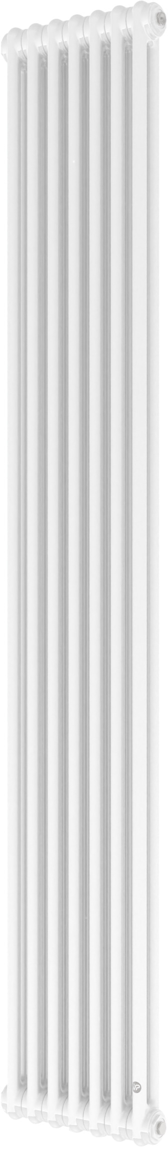 Instal Projekt Tubus 2 radiatore per ambienti 199.3x33.5 cm podłączenie inferiore bianco TUB2-200/07D50