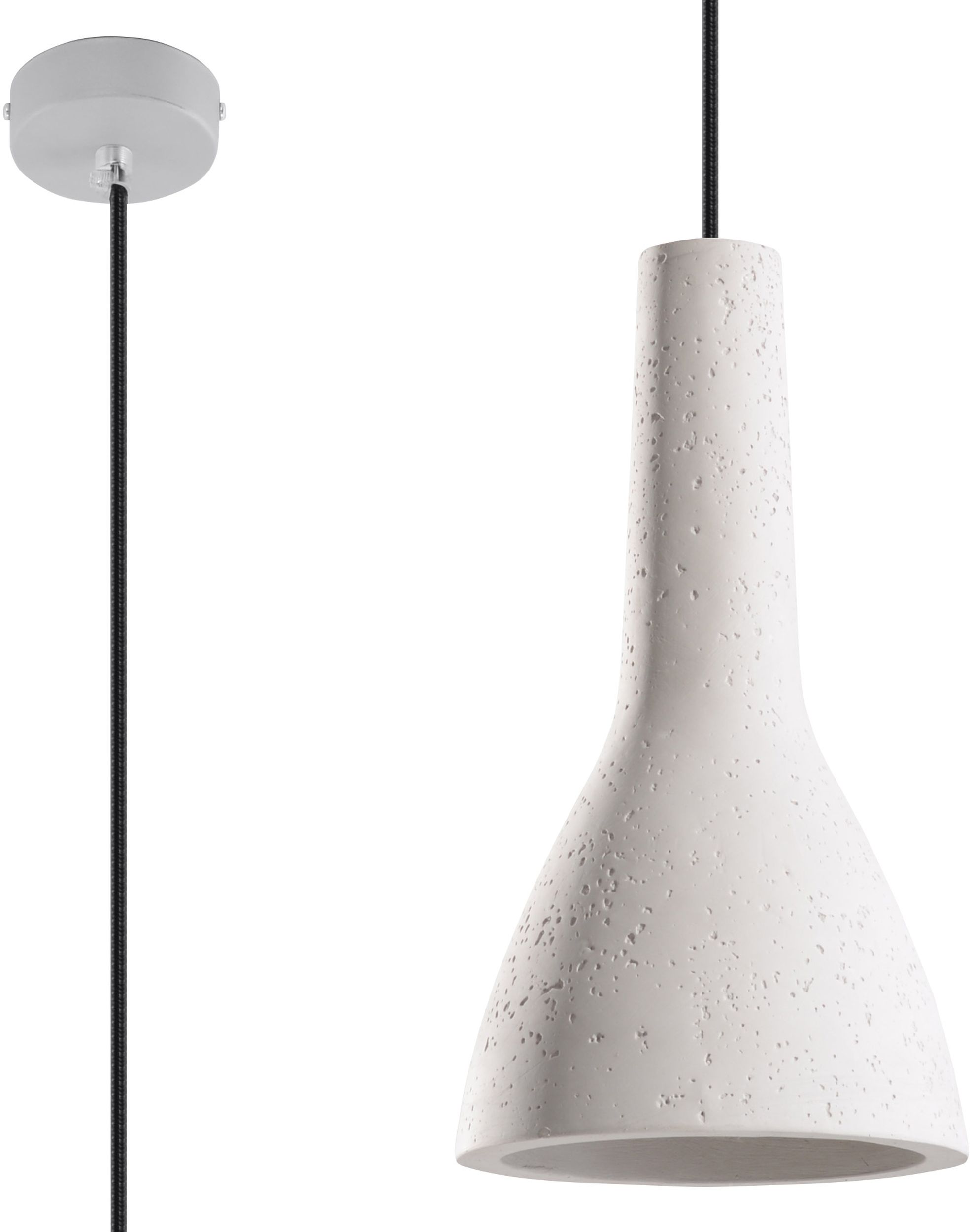 Sollux Lighting Empoli lampada sospesa 1x60 W grigio/cenere SL.0280