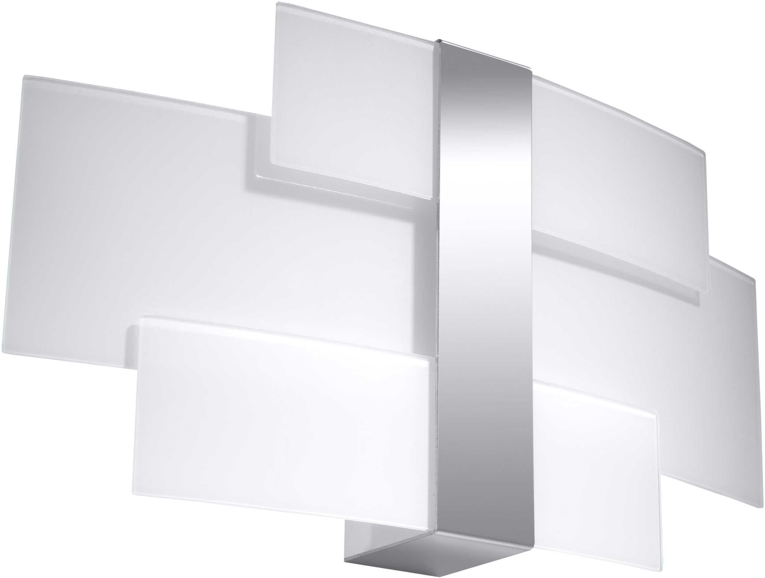 Sollux Lighting Celia lampada da parete 2x40 W bianco-cromo SL.0350