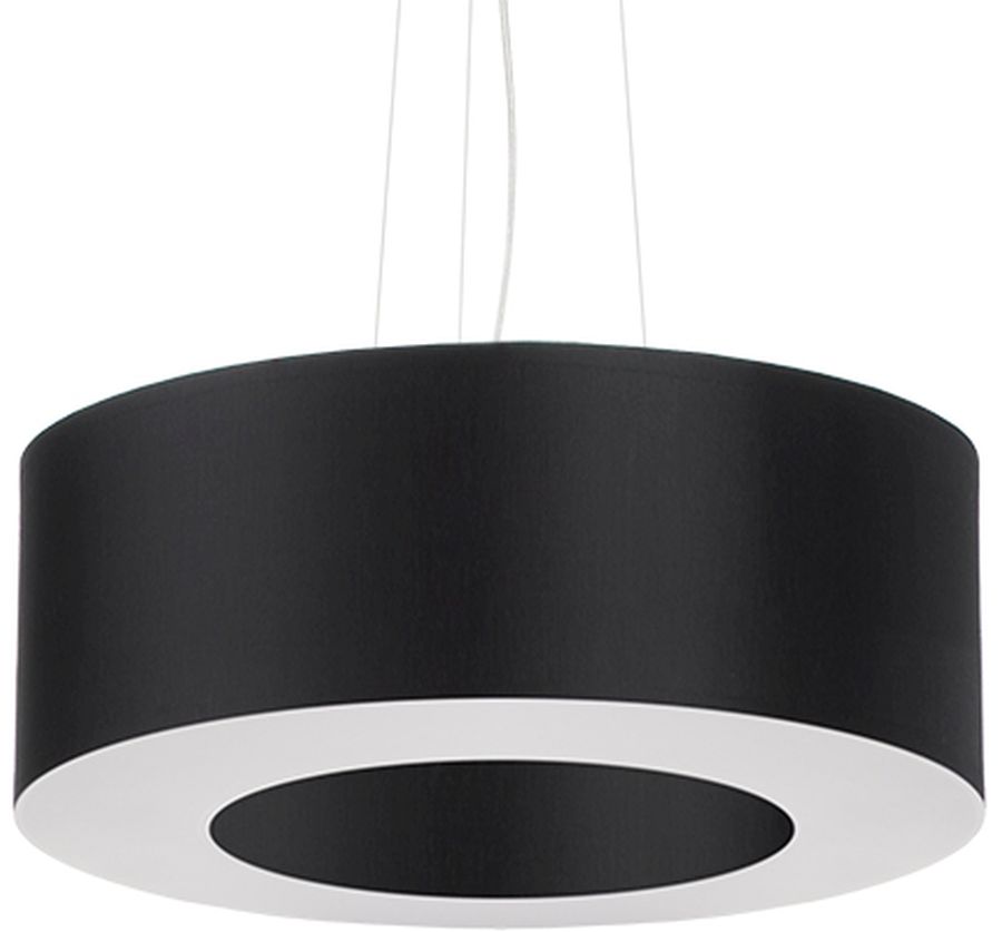 Sollux Lighting Saturno lampa wisząca 5x60W czarna/biała SL.0748