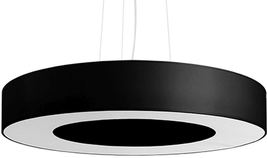 Sollux Lighting Saturno lampada sospesa 5x60 W bianco-nero SL.0750