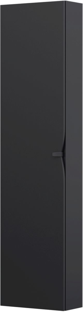 Oristo Siena armadietto 40x17x160 cm laterale sospeso nero OR45-SB1D-40-8