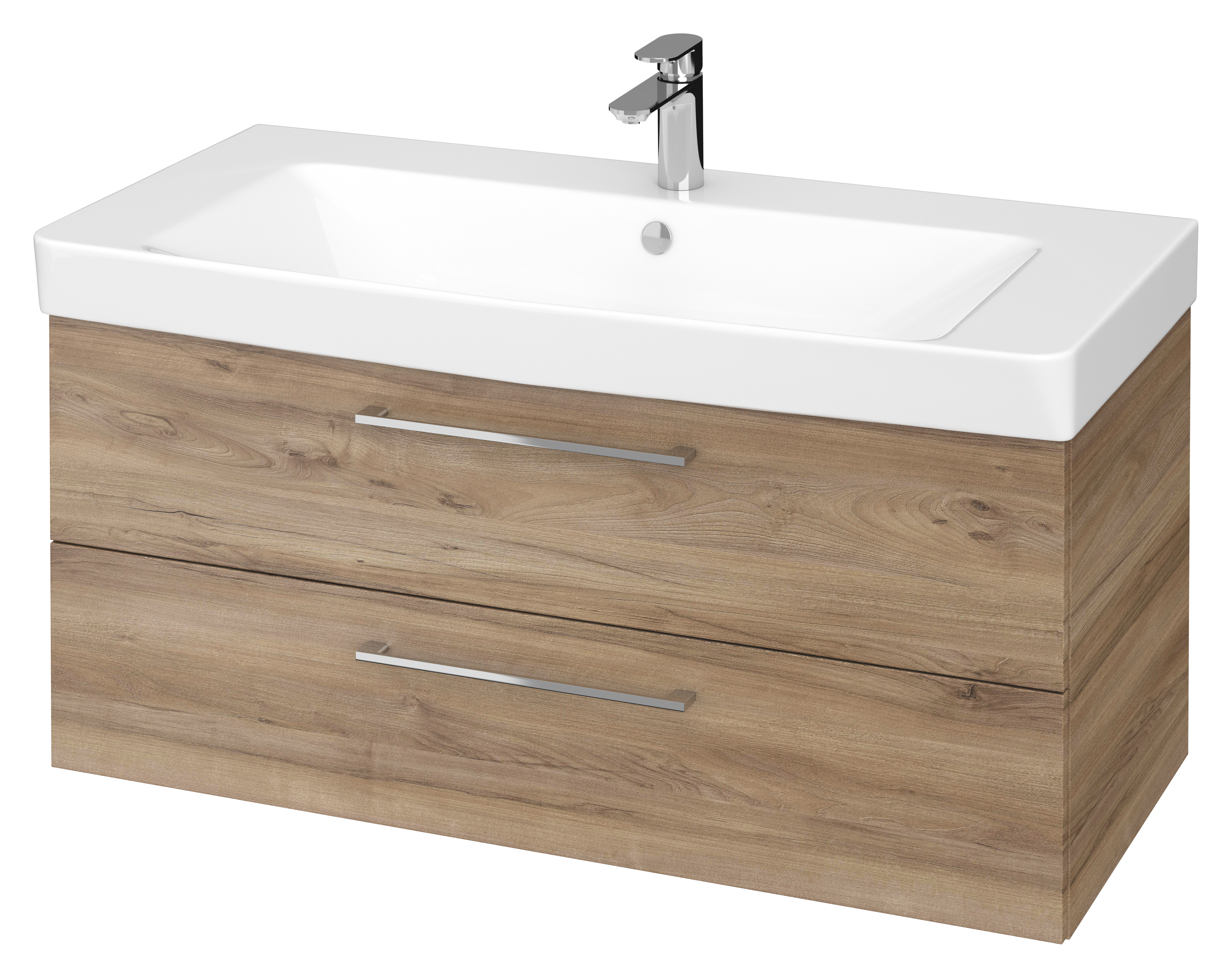 Cersanit Mille lavabo con armadietto 101 cm noce S801-331-DSM
