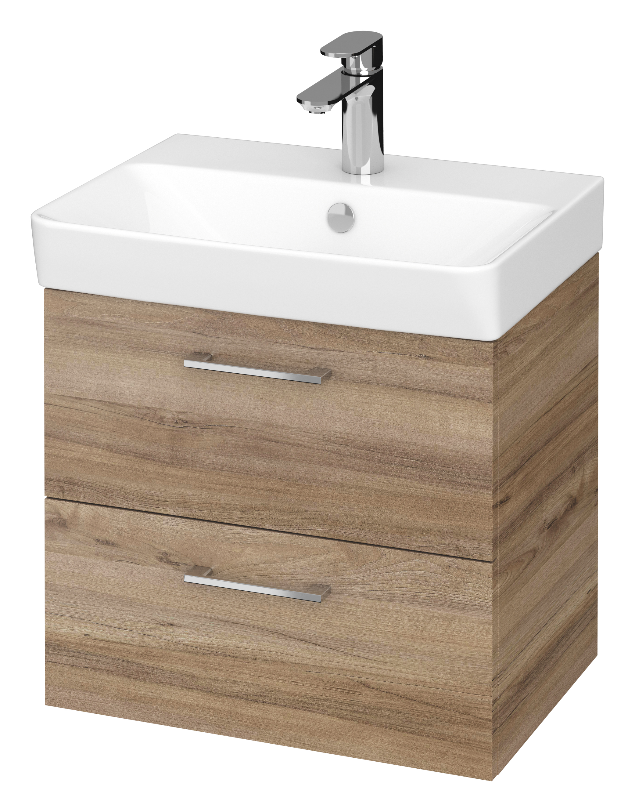 Cersanit Mille lavabo con armadietto 50.5 cm noce S801-322-DSM