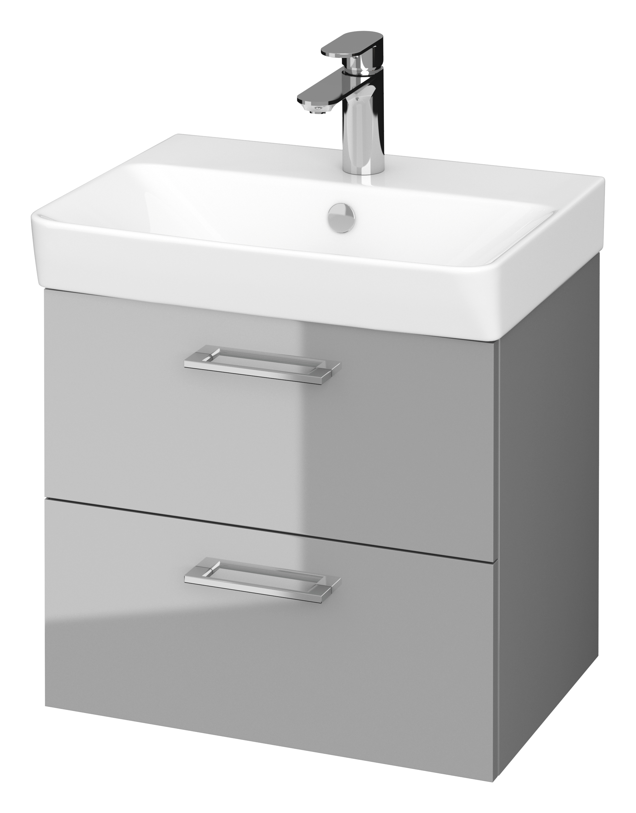 Cersanit Mille lavabo con armadietto 50.5 cm grigio S801-320-DSM