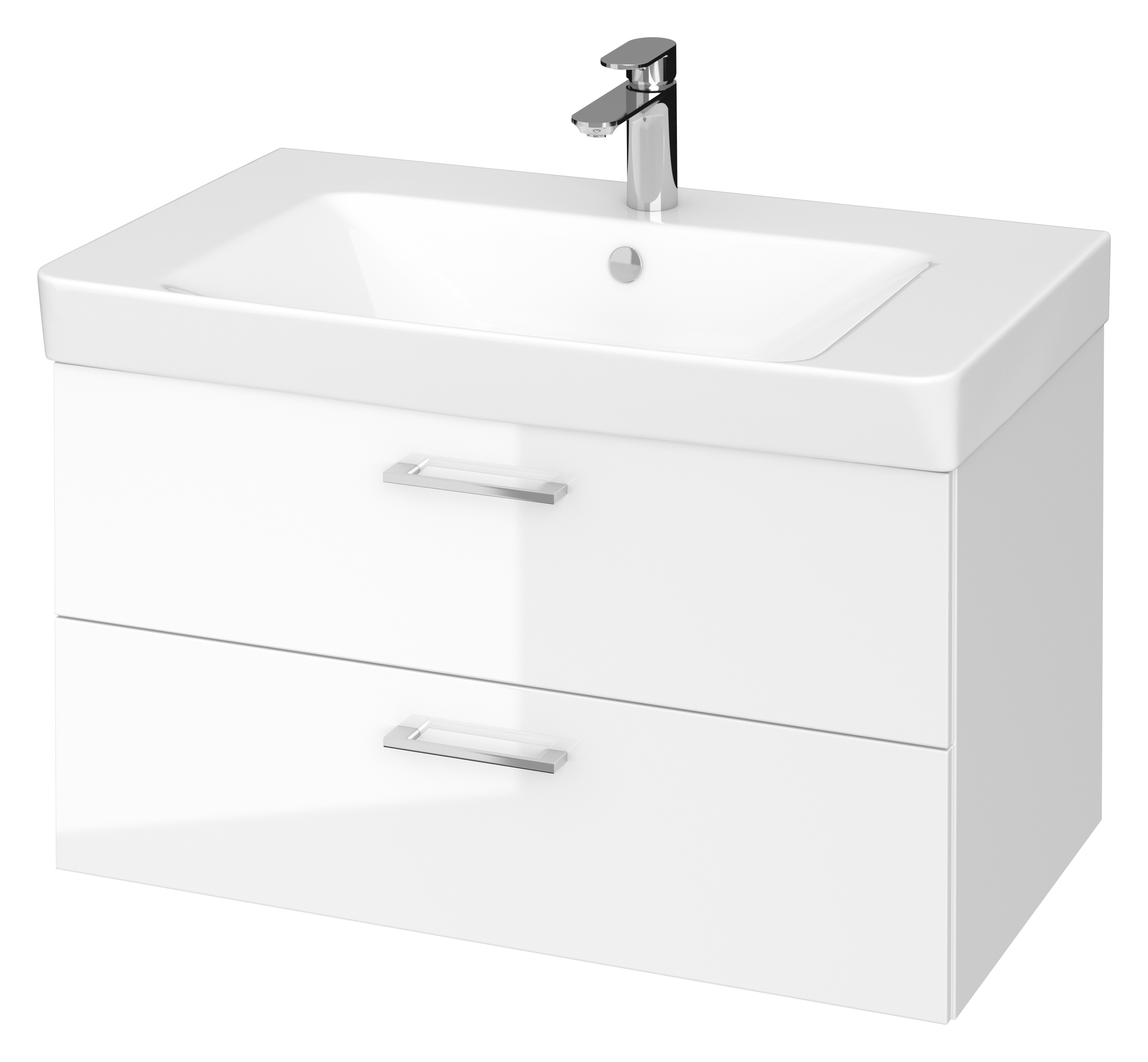 Cersanit Mille lavabo con armadietto 81 cm bianco S801-338-DSM