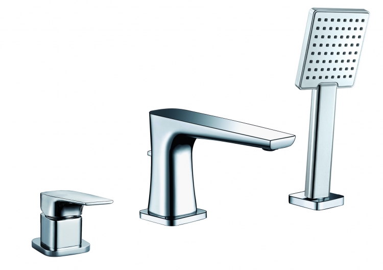 Blue Water Monaco rubinetto per vasca e doccia bordo vasca cromo MON-BWW.080C