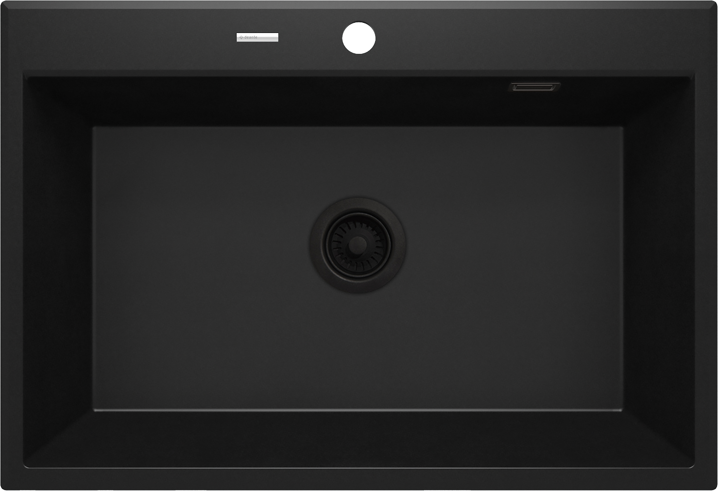 Deante Eridan lavello in granito 70x52 cm nero ZQE_N103