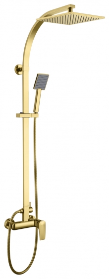 Blue Water Monaco set doccia a parete con soffione oro MON-ZKPN.400Z�OTY