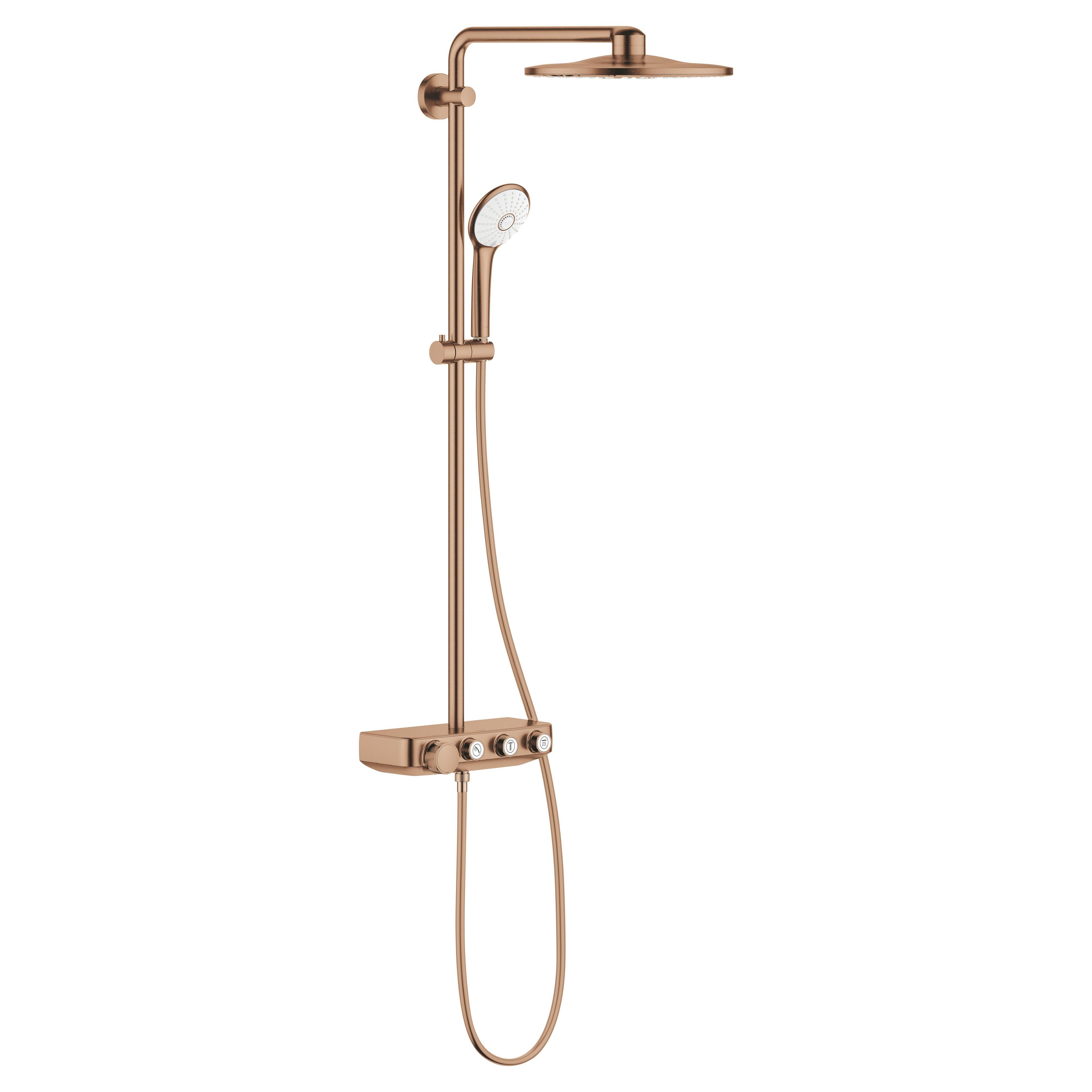 Grohe Euphoria set doccia a parete con termostato con soffione Brushed Warm Sunset 26507DL0