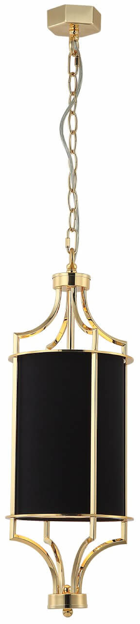 Open Design Lunga lampada sospesa 1x15 W nero-oro OR84108
