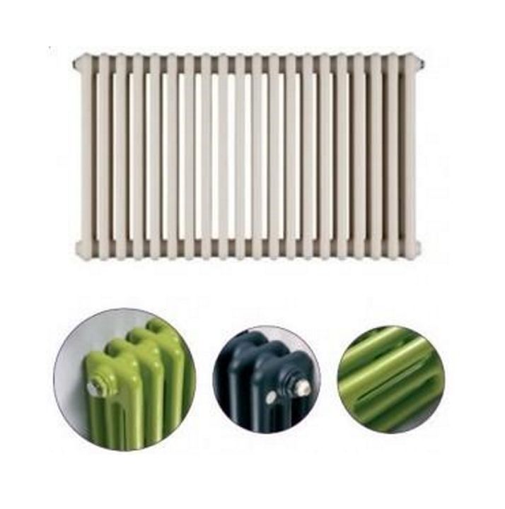 Instal Projekt Tubus 3 radiatore per ambienti 180.2x74 cm podłączenie inferiore bianco TUB3-180/16D50