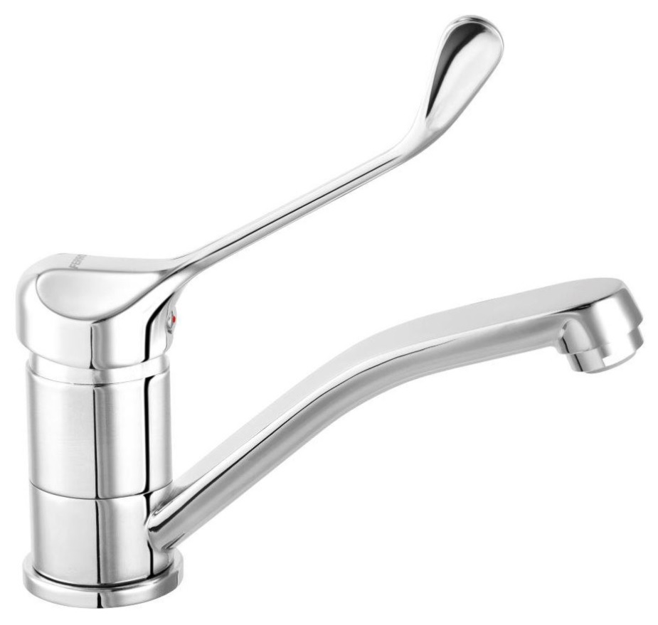 Ferro Tiga VerdeLine Medico rubinetto per lavabo verticale cromo BTGM2AVL