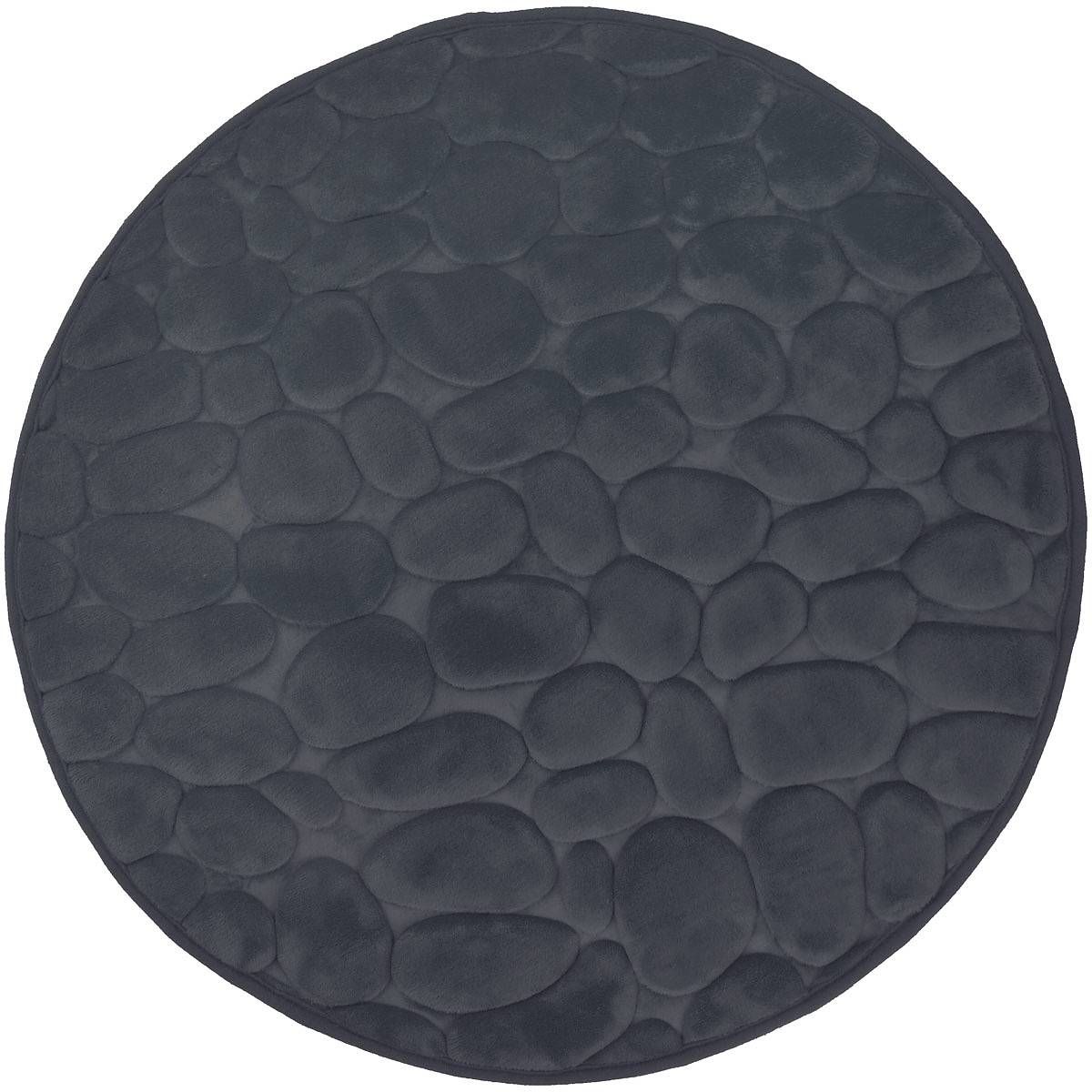 Duschy Bellarina tappetino da bagno 60x60 cm rotonda grigio 767-26