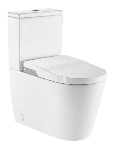Roca Inspira vaso con sedile bidet a terra senza brida bianco A80306L001