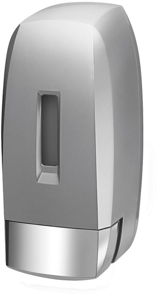 BISK H2 dispenser di sapone liquido 500 ml satinato-argento 04587