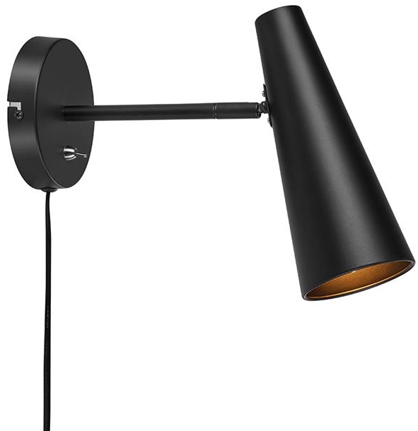 Markslöjd Peak lampada da parete 1x40 W nero 107898