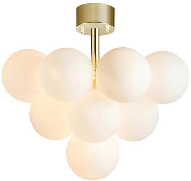 Markslöjd Merlot lampada da soffitto x20 W bianco-oro 107912