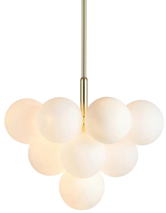 Markslöjd Merlot lampada sospesa x20 W bianco-oro 107903