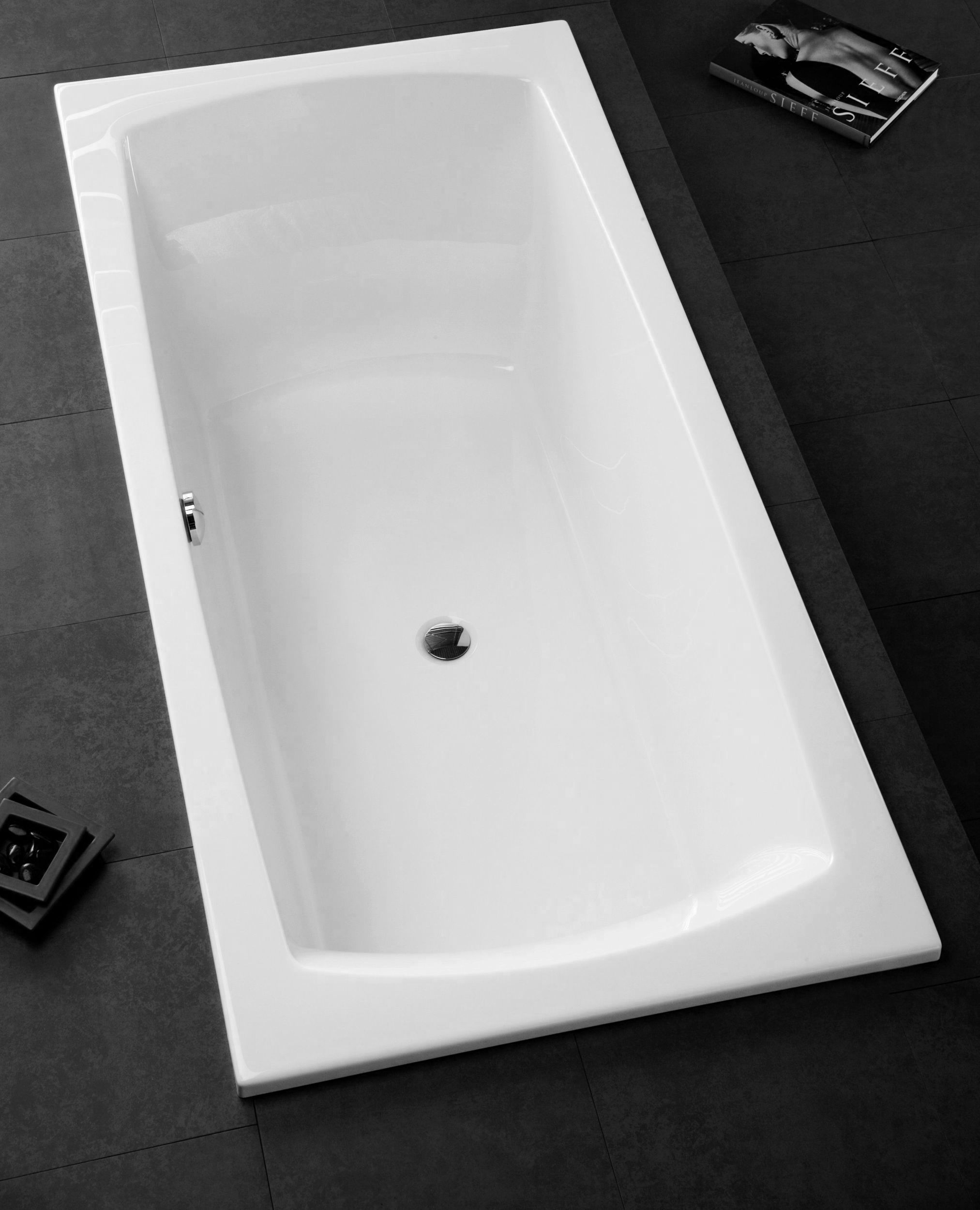 Hoesch Largo vasca da bagno rettangolare 190x80 cm bianco 3710.010