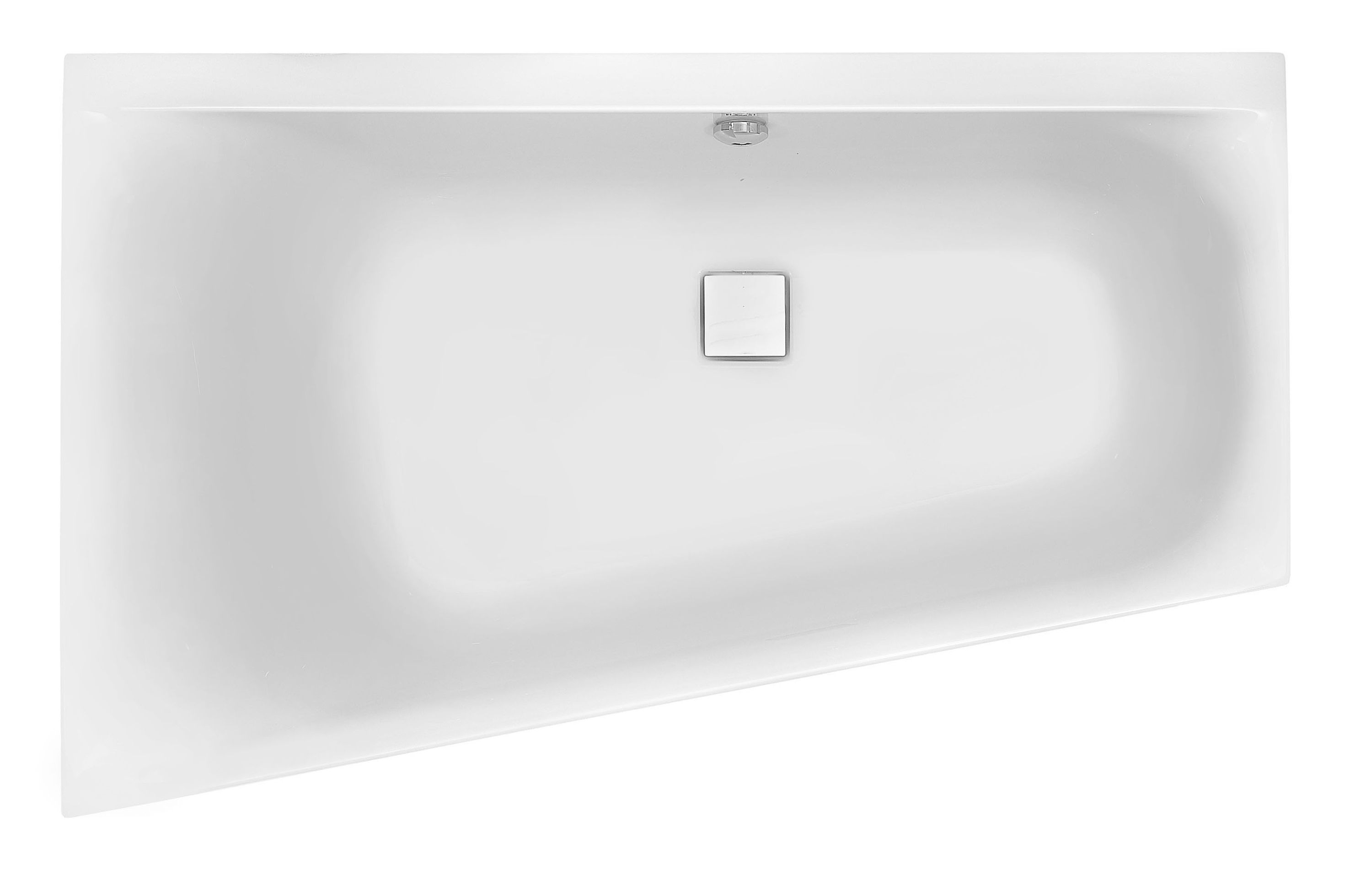 Hoesch Thasos vasca da bagno angolare 150x100 cm sinistra bianco 3745.010