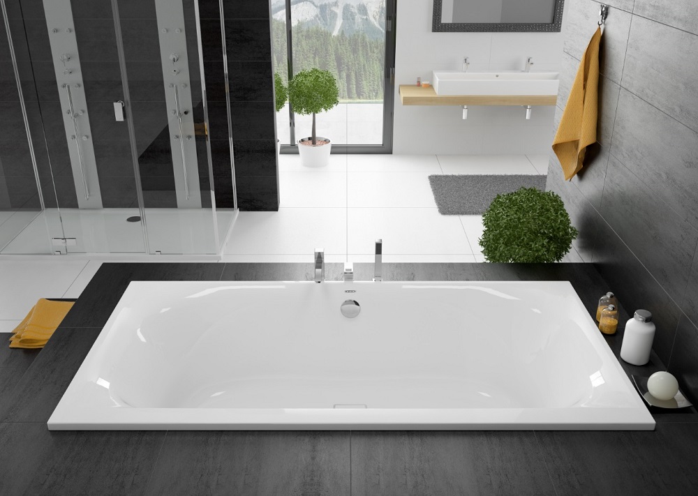 Hoesch Thasos vasca da bagno rettangolare 200x100 cm bianco 3742.010