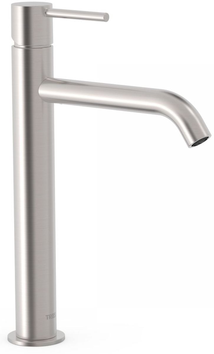 Tres Study Colors rubinetto per lavabo verticale acciaio 262.307.01.AC