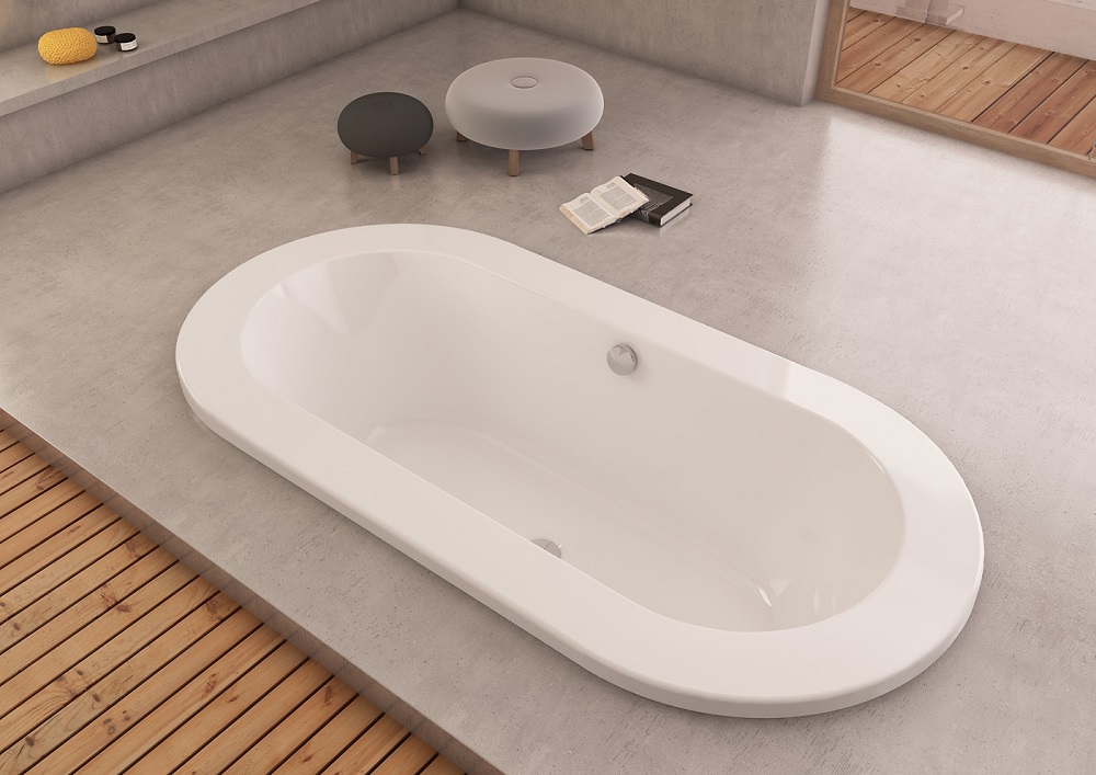 Hoesch Starck vasca da bagno ovale 180x90 cm ovale bianco 6020.010010
