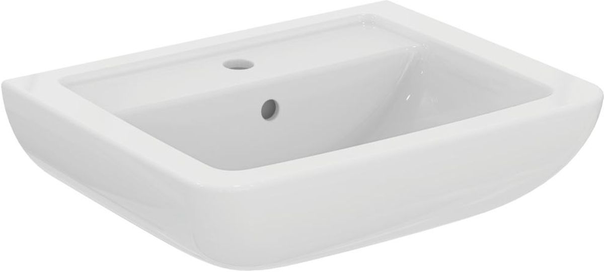 Ideal Standard Eurovit lavabo 55x44 cm rettangolare a parete bianco lucida K284701
