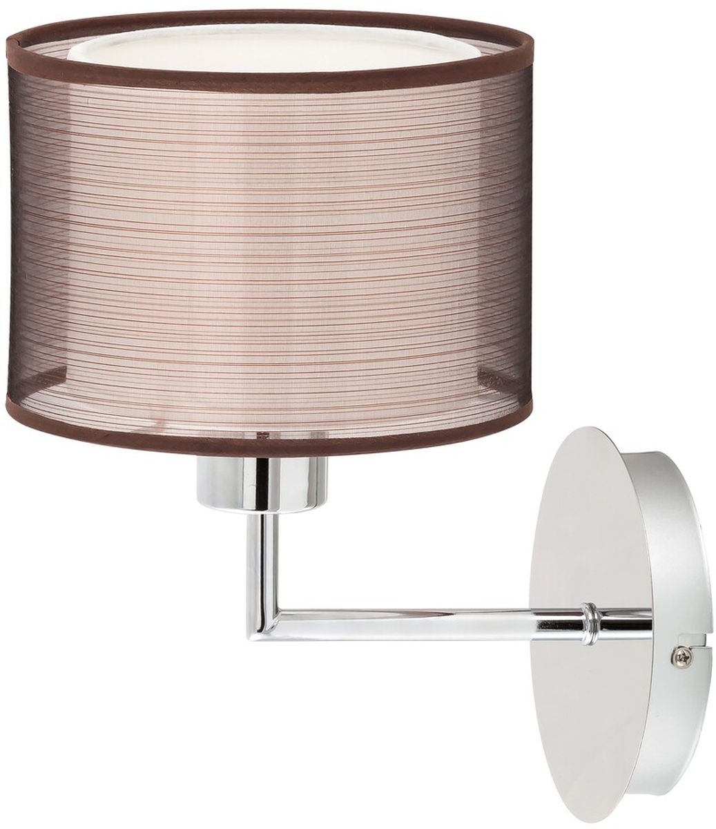 Rabalux Anastasia lampada da parete 1x60 W cromo-marrone 2628