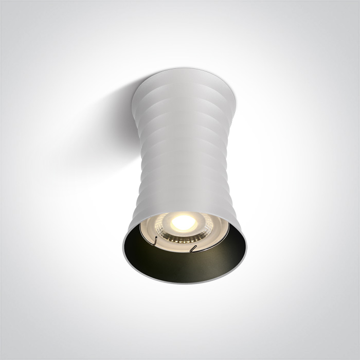 One Light Milas lampada da soffitto 1x10 W bianco 12105L/W