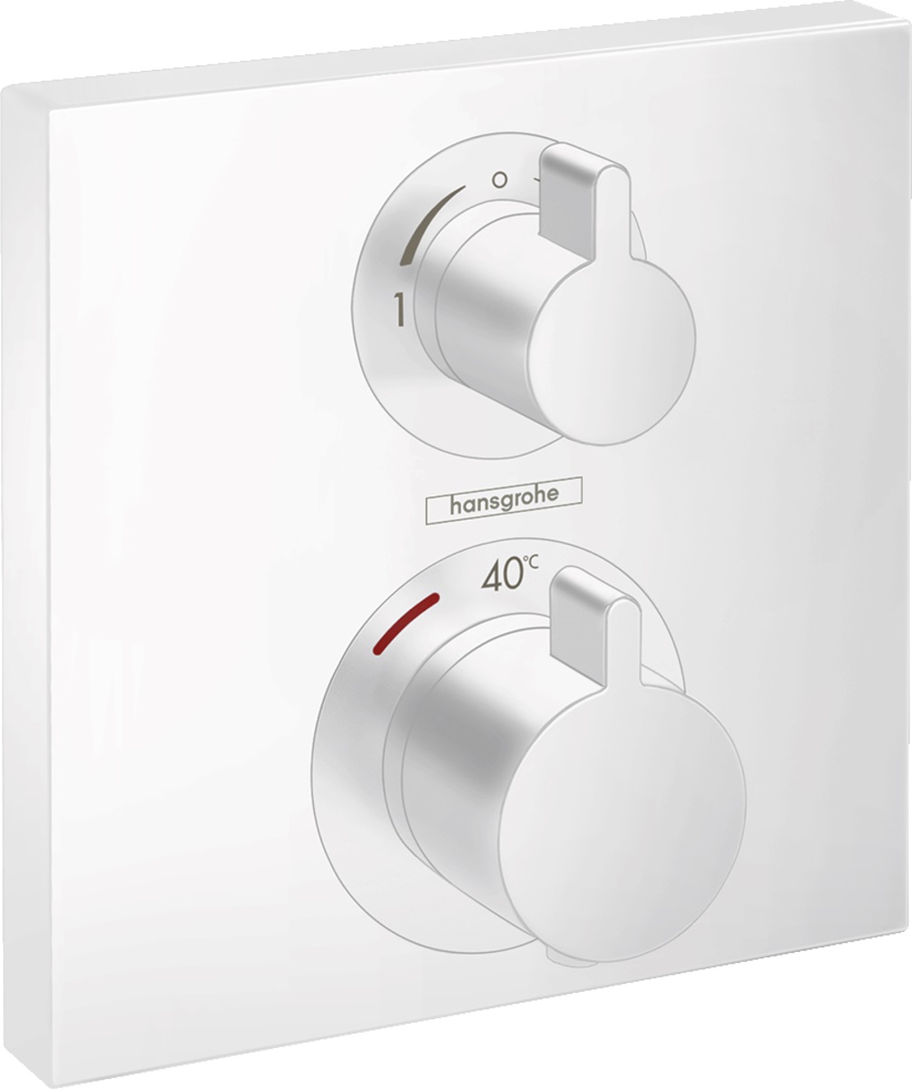 Hansgrohe Ecostat rubinetto per vasca e doccia da incasso con termostato bianco 15714700