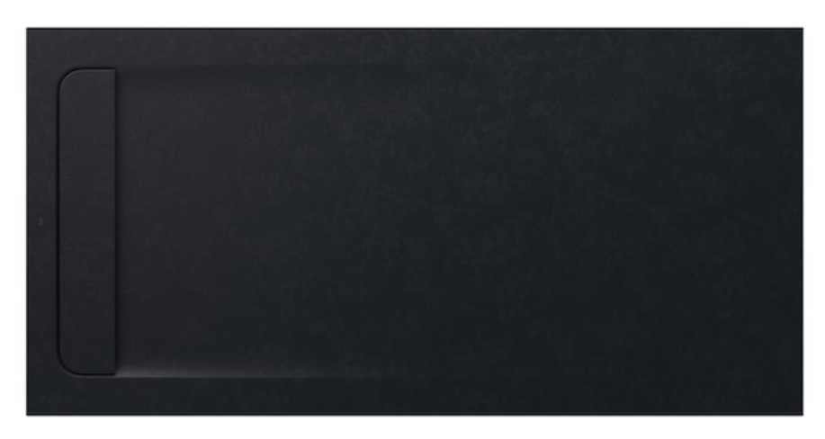 Roca Aquos piatto doccia rettangolare con sifone 160x80 cm nero AP60164032001400