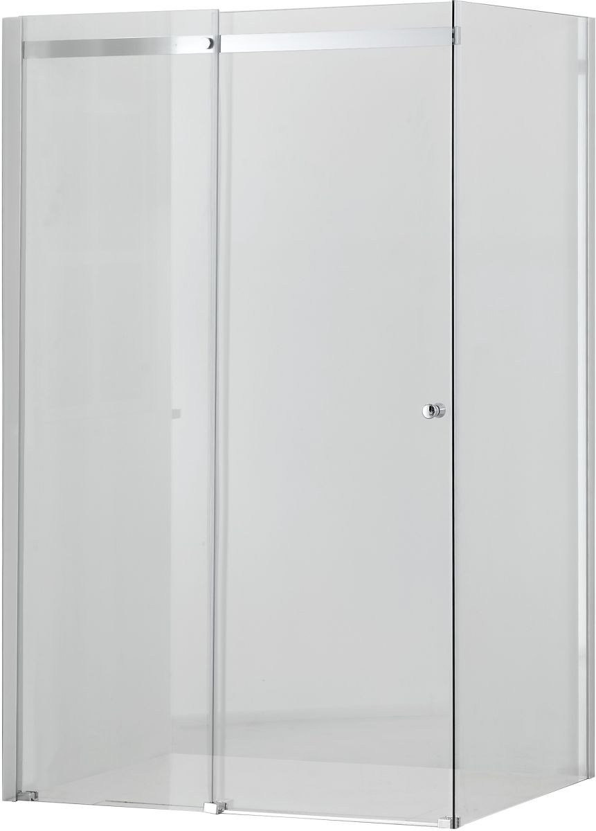 Hagser Frida box doccia 100x80 cm rettangolare cromo lucida/vetro trasparente HGR50000020