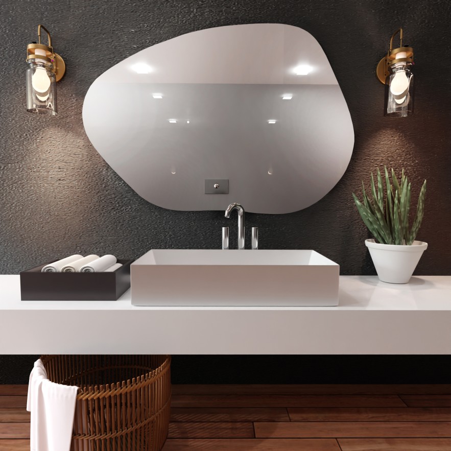 Smartwoods Stain specchio 70x50 cm 5903003187783